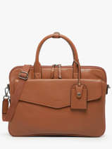 Porte-documents Flandres Cuir 1 Compartiment + Pc 15'' Etrier Marron flandres EFLA8241
