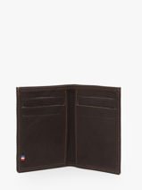 Card Holder Oil Leather Etrier Brown oil EOIL013-vue-porte