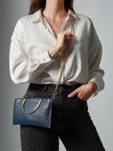 Sac  Main Tradition Cuir Etrier Bleu tradition ETRA052M-vue-porte