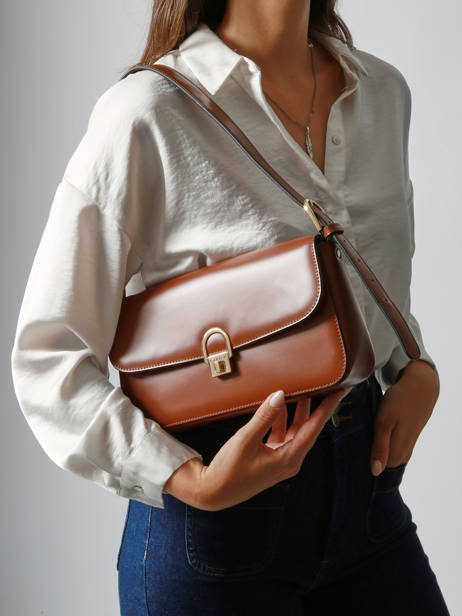 Shoulder Bag Altair Leather Etrier Brown altair EALA134M other view 1