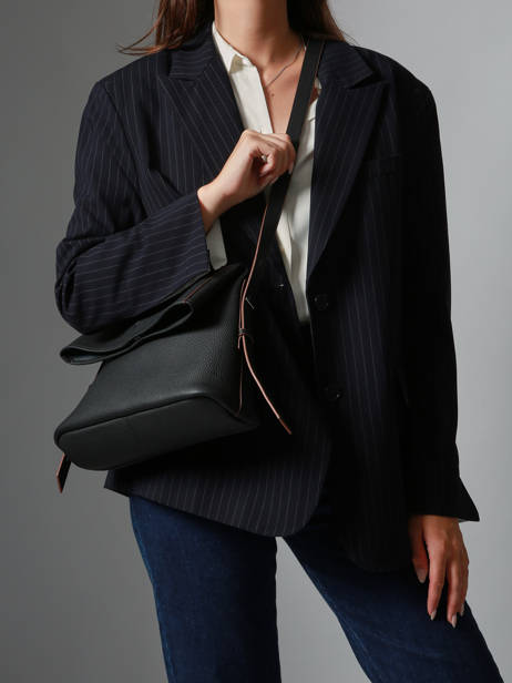 Shoulder Bag Cavalier Leather Etrier Black cavalier ECLR135M other view 1