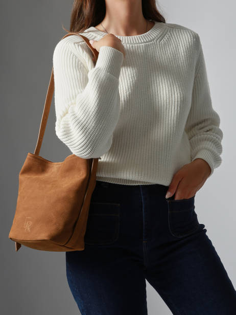 Shoulder Bag Backpack S Cavalier Nubuck Leather Etrier Brown cavalier nubuck ECAN126S other view 1